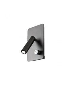 Applique a led USB da parete design moderno nero con faretto RD-0349 - Picture 1 of 1