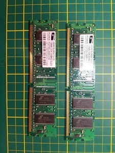 Lot of 2 Sticks Promos 128MB DDR CL3 V826616J24SATG-D3 - Picture 1 of 3