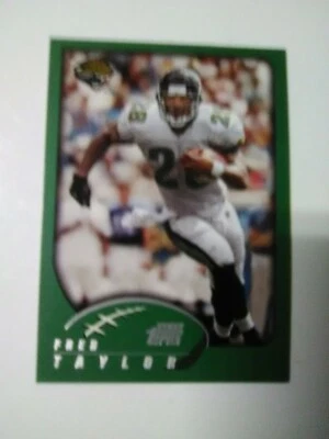 2002 Topps #45 Fred Taylor  - Image 1 of 2