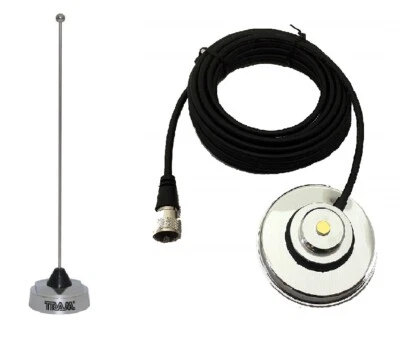 Antenna UHF 410-490 MHz Magnet Mount PL259 Mobile Radio Icom Kenwood Vertex 1232 - Image 1 of 3