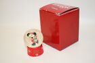 Mickey Mouse Snow Globe 2007 Santa Mickey Jcpenney In Box With Foam