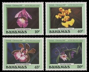 Bahamas 1987 - Mi-Nr. 663-666 ** - Estampillada sin montar o nunca montada - Orquídeas / Orquídeas - Imagen 1 de 1