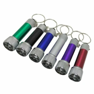 6PCS Ultra Bright Mini LED Camping Flashlight Torch Portable KeyChain Light - Picture 1 of 14