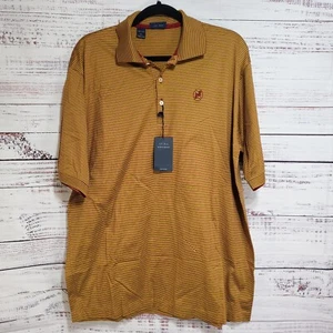 Jeff Rose Herren gestreift Golf Polo Größe XL Made in Italy N39 - Bild 1 von 10