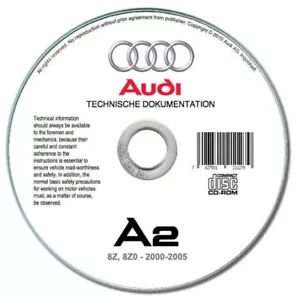 Audi A2 (8Z, 8Z0) 2000-2005 manuale officina su cd - Foto 1 di 8