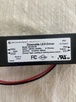 Juno Lighting Dimmable LED Driver/ Model# SE2359-00 - Image 1 of 3