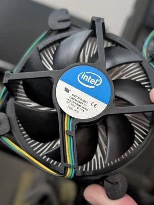 *USED* Intel Copper Core E97378 CPU Heatsink Cooling Fan LGA1155 1156 1150 1151 - Image 1 of 2