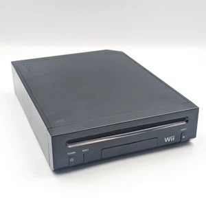 Consola de Videojuegos Nintendo Wii Solo RVL-101 Negra Consola de Repuesto -Probada- - Imagen 1 de 9