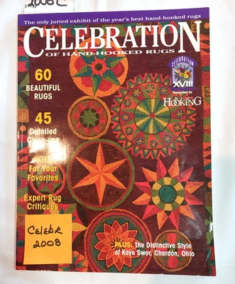 REVISTA RUG HOOKING APRESENTA 2008 CELEBRAÇÃO XVIII EXPOSIÇÃO ANUAL JURADA MÃO - Imagem 1 de 4