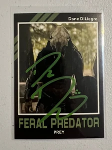 Dane Diliegro Signed Custom Feral Predator Prey Trading Card Autograph Auto - Picture 1 of 2