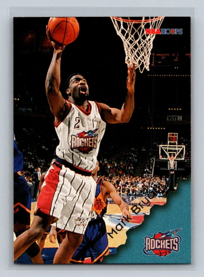 1996-97 Hoops #58 Mark Bryant Houston Rockets Basketball Card - Image 1 of 2