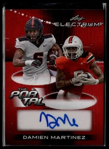 2024 Leaf Electrum - The Portal Auto Red #TPA-DM1 Damien Martinez #2/2 - Bild 1 von 2