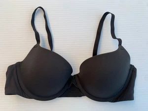 SKIMS Sz 34B Onyx Fits Everybody Push-Up Demi Bra - Picture 1 of 4