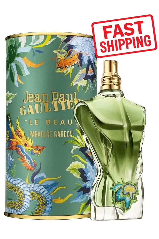 Jean Paul Gaultier Le Beau Paradise Garden Eau De Parfum Spray para Hombres 4.2 OZ 12 Foto 1 de 1