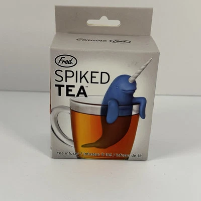 Infusor de té FRED Spiked TEA Blue Narwhal. Nuevo en caja abierta. Divertido regalo Foto 1 de 4