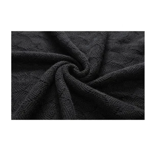 Schwarzer Kaschmirmischung Schal Tuch in elegantem -weich und warm-stilvollem Unisex Scharf - Bild 1 von 4