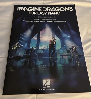 Imagine Dragons – Easy Piano Songbook (Hal Leonard) 14 Hits – NEW Sheet Music - Image 1 of 4
