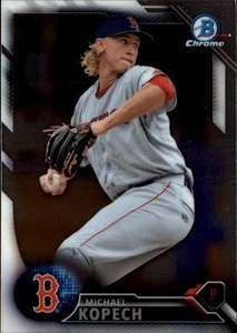 2016 Bowman #BCP115 Michael Kopech Boston Red Sox Chrome Prospects - Picture 1 of 2
