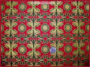 PAINTBRUSH STUDIOS "WINTERERINNERUNGEN" VIKTORIANISCHER WEIHNACHTSSTOFF 1/2 YD 18" X 44" - Bild 1 von 3