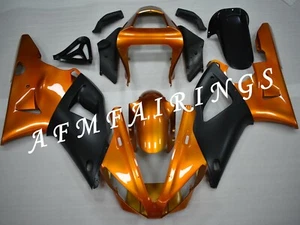 Orange Black ABS Injection Mold Bodywork Fairing Kit Panels for YZF R1 2000-2001 - Picture 1 of 6