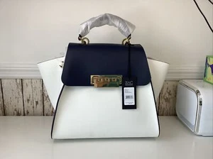 NWT ZAC POSEN EARTHA TOP HANDLE PARISIAN NIGHTS HANDBAG- SHOULDER STRAP DUST BAG - Picture 1 of 24