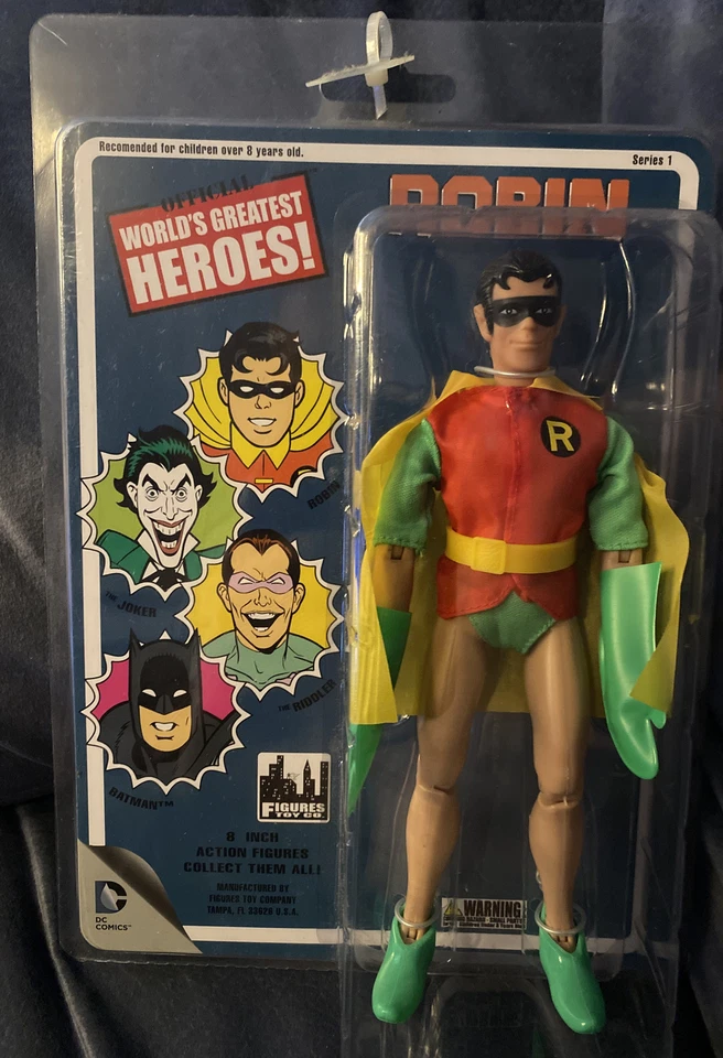 Figures Toy Company DC Worlds Greatest Heroes Series 1 Robin 8 in Action Figure