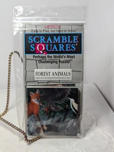 Forest Animals Scramble Squares 9-Piece Puzzle 12'' x 12'' made in USA B Dazzle - Picture 1 of 7