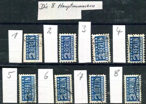BIZONE NOTOPFER 1948 1-8 gestempelt komplett SATZ (F7253 - Bild 1 von 2