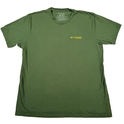 Columbia Performance Hunting Gear PHG Tshirt Green Yellow Rifles Buck Size XL - Image 1 of 4