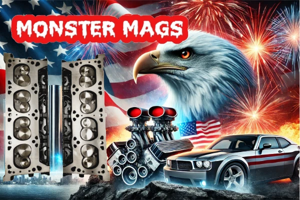 Nuevo par de culatas Dodge Chrysler Monster Magnum 318 360 5,2 L 5,9 L OHV V8 Foto 1 de 4