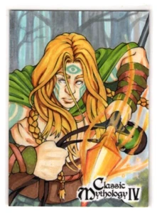 2023 Perna Studios Classic Mythology IV Mark C. F. Sabuero 1/1 Sketch Card LUGH - Picture 1 of 1