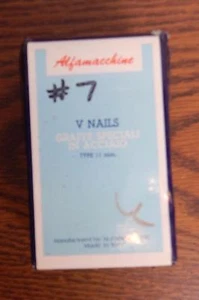 Alfamacchine #7 V Uñas Tipo 11mm/Caja PARCIALMENTE USADA DE 4000 - Imagen 1 de 4