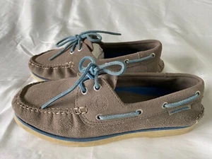 MARINEPOOL Herren Bootsschuhe/Slipper Gr. 40 Grau Echt Leder Schuhe Mokassins - Bild 1 von 5