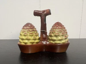 1950s South Dakota Pine Cone Salt and Pepper Shakers - Picture 1 of 8
