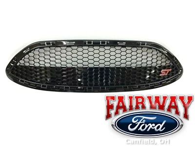 14 thru 19 Fiesta ST OEM Ford Gloss Black Grill Grille w/ ST Emblem D2BZ17E810CA - Image 1 of 4