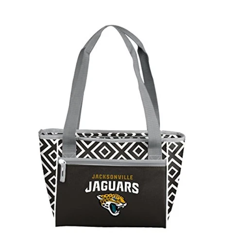 Logo Brand NFL Jacksonville Jaguars 16 Can Cooler Tote Cover
