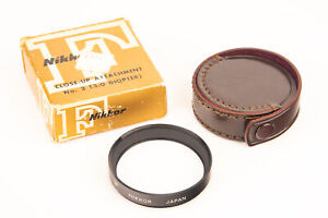 Nikon F Nikkor 52mm Close-Up Attachment No. 2 3.0 Diopter in Box NEAR MINT V25