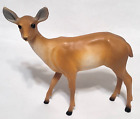Vintage ~ Hard Plastic Deer Doe Figure ~ Made In Hong Kong #652
