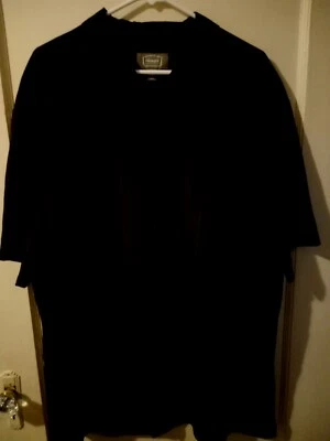 Men's Buttoned Down Casual Shirt The Foundry 2X Black LN - Image 1 of 4