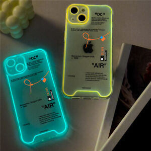 Glow-in-the-Dark Sports Shoes Silicone Case for iPhone 14 13 12 11 Clear Cover