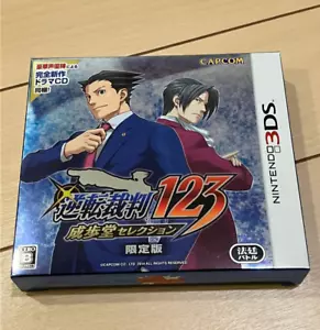 Ace Attorney 123 Phoenix Wright Selection Limited Edition Nintendo 3DS with CD - Picture 1 of 15