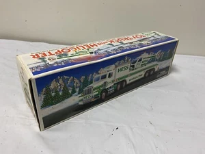 HESS 1995 Spielzeug LKW und Hubschrauber nagelneu neuwertig Mit Originalkarton - Bild 1 von 7