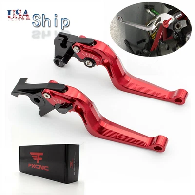 Palancas de embrague de freno FXCNC 3D Camber para Yamaha YFM 700 Raptor 700R 2007-2017 rojas Foto 1 de 4