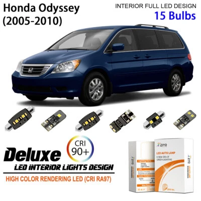 LED Interior Light Kit for Honda Odyssey 2005-2010 White Dome Light Bulb Upgrade - Image 1 of 4