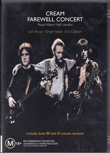 Cream Live Farewell Concert Royal Albert Hall DVD - Picture 1 of 1