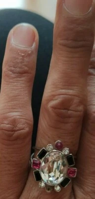 Anello Swarovski Originale Mis 58 - Immagine 1 di 4