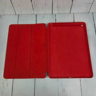 APPLE IPAD AIR 1ST GEN (PRODUCT) RED LEATHER ORIGINAL 9.7" SMART CASE GENUINE - Image 1 of 4