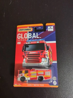 2021 Matchbox Global #14/14 Scania P 360 Fire Truck - Image 1 of 2