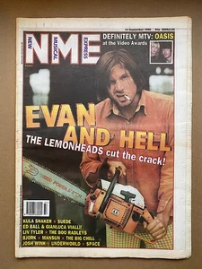 LEMONHEADS NME MAGAZINE SEPT 14 1996 - EVAN DANDO COVER WITH MORE INSIDE UK - Picture 1 of 2