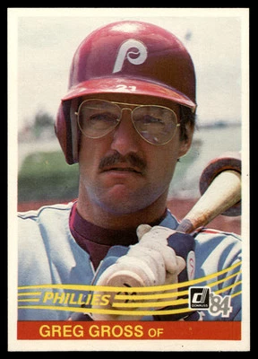 1984 Donruss Greg Gross #285 Philadelphia Phillies - Image 1 of 2